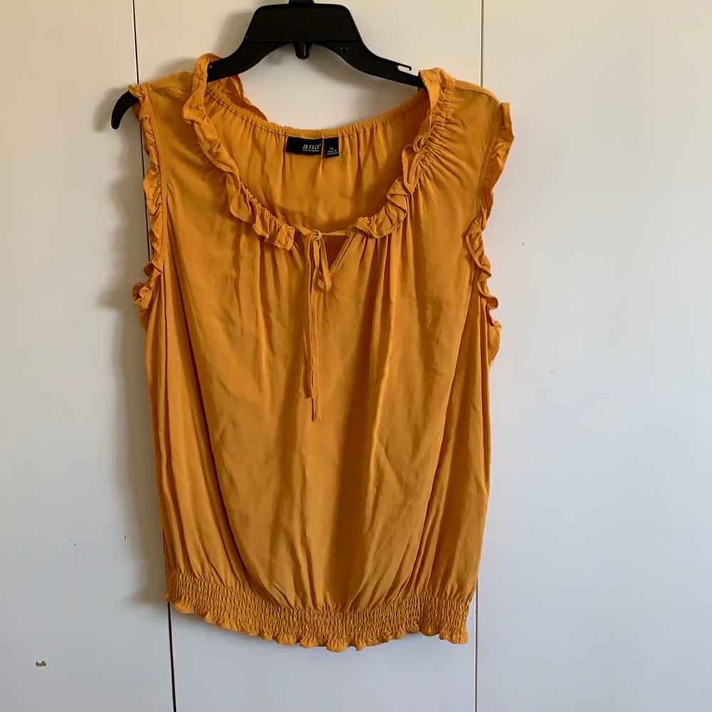 ANA Mustard Yellow cutoff sleeve